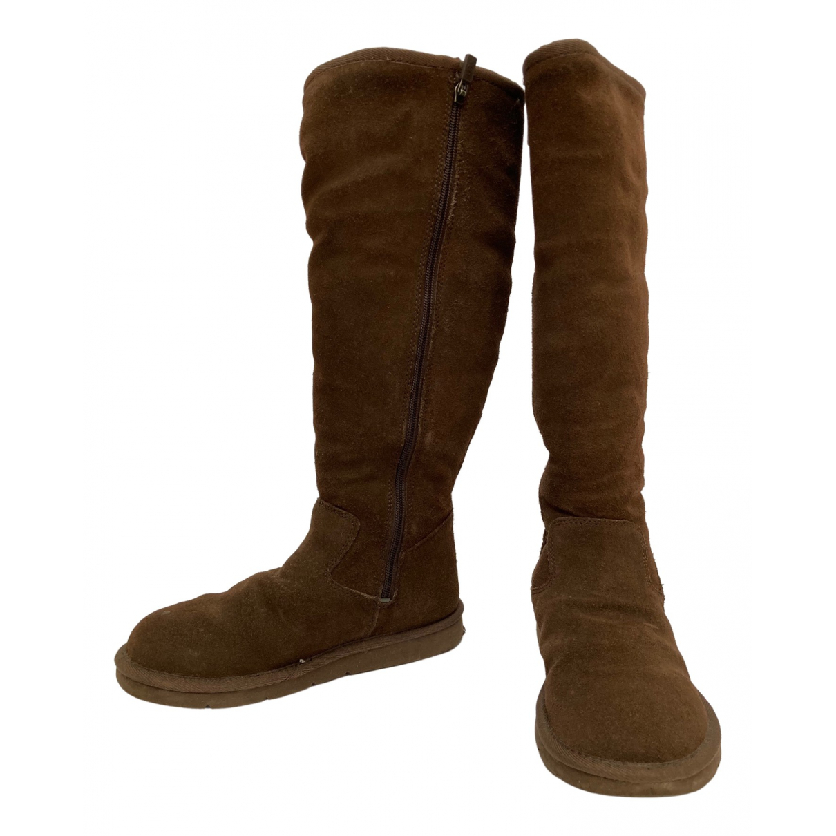 Leather boots Ugg Brown size 37 EU in 